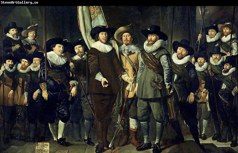 Thomas De Keyser The company of Captain Allaert Cloeck and Lieutenant Lucas Jacobsz Rotgans